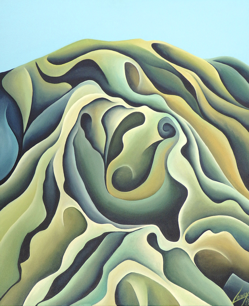 Hill Country No.12 by NZ Artist Sam Lewry